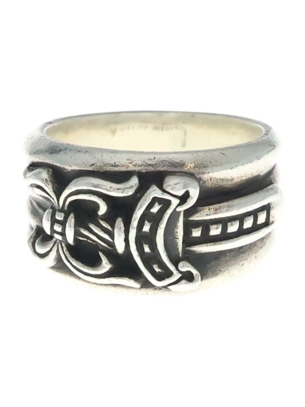 Chrome Hearts Dagger Ring Silver